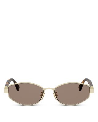 Fendi Baguette Geometric Sunglasses, 56mm | Bloomingdale's Jewelry