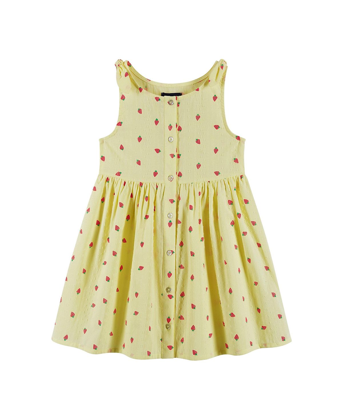 Andy & Evan Girls' Button Front Dress - Little Kid
