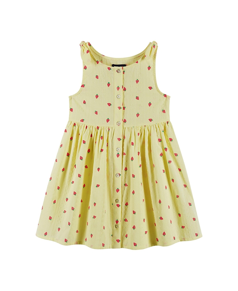 Andy & Evan Girls' Button Front Dress - Little Kid