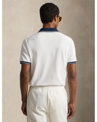 Wimbledon Classic Fit Mesh Polo Shirt