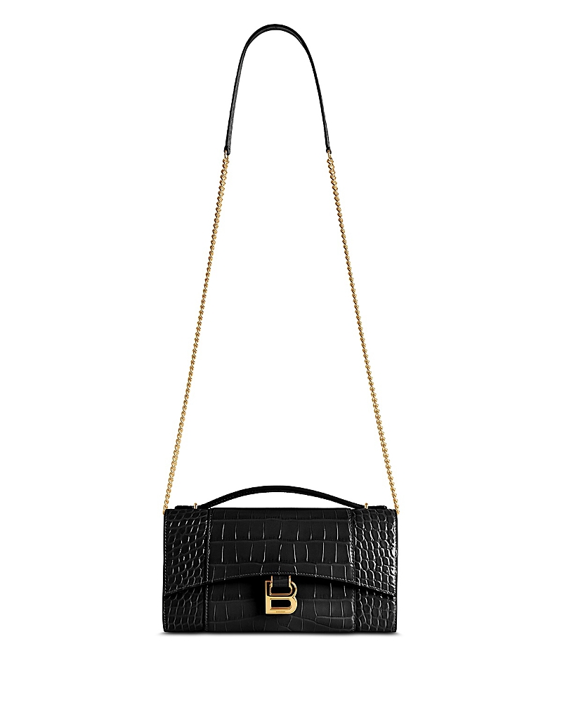 Balenciaga Hourglass Pochette With Chain