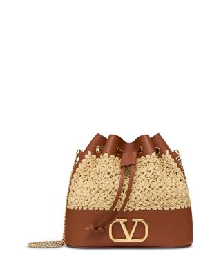 VLogo Mini Drawstring Bucket Bag