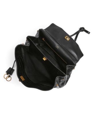 Rodeo Medium Handbag Crocodile Embossed