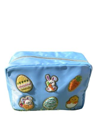 Girls' Nylon Pouch with Easter Patches, Large