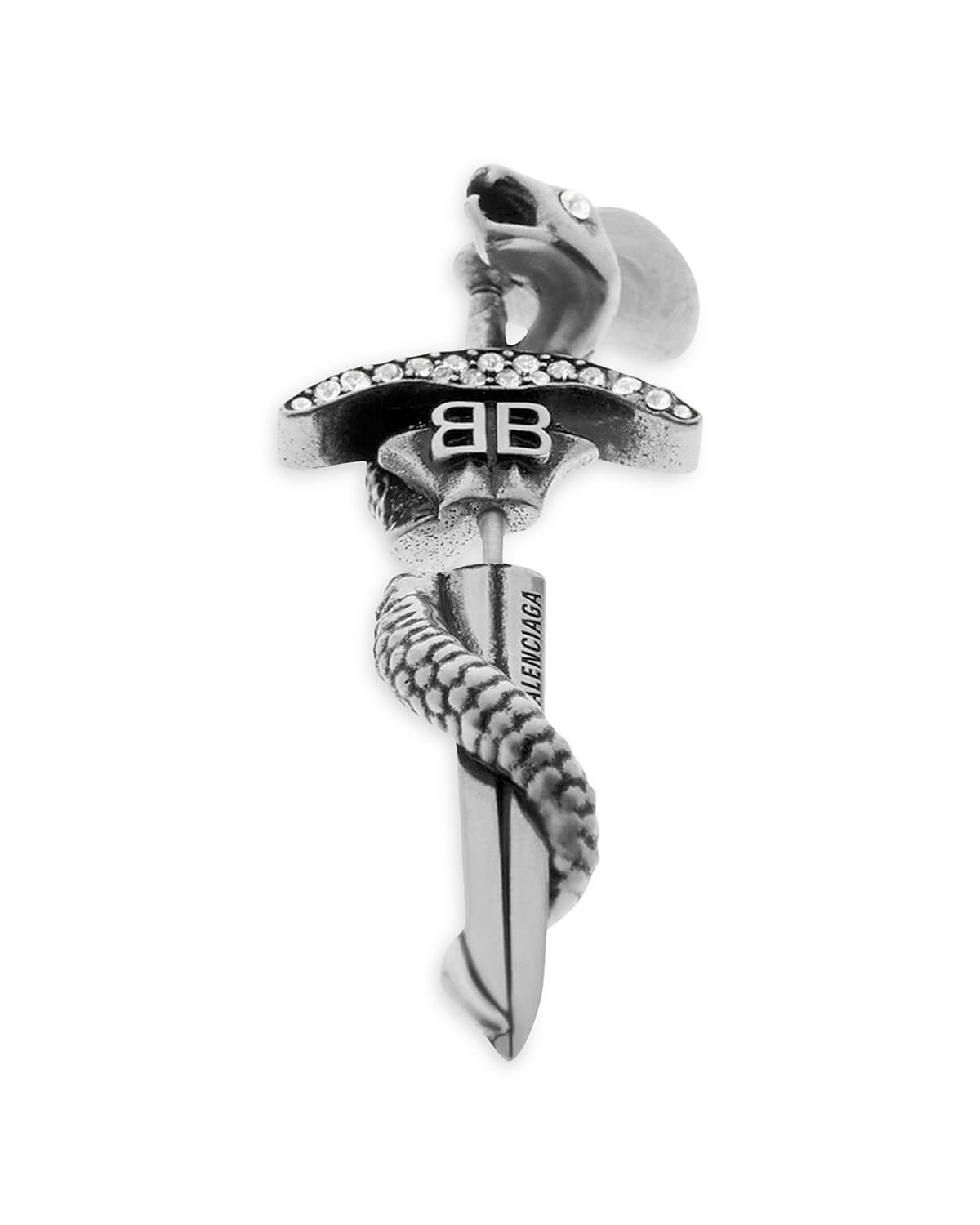 Balenciaga Goth Snake Earring