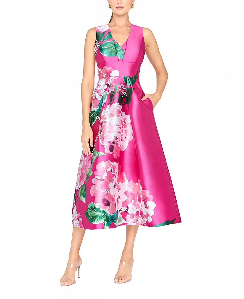 Kay Unger Raina Tea Length Dress