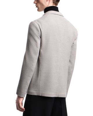 Regular Fit Waffle Effect Blazer