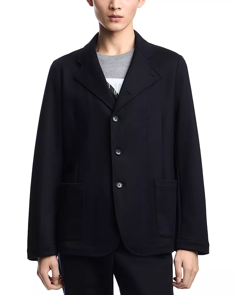 Emporio Armani Regular Fit Asymmetrical Blazer