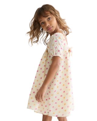 Girls' Printed Embroidered Dress - Little Kid, Big Kid