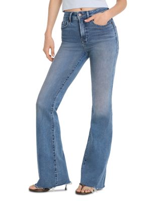 Good Legs Soft Touch Mid Rise Flare Jeans in Indigo1211