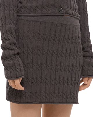 Cable Mini Skirt