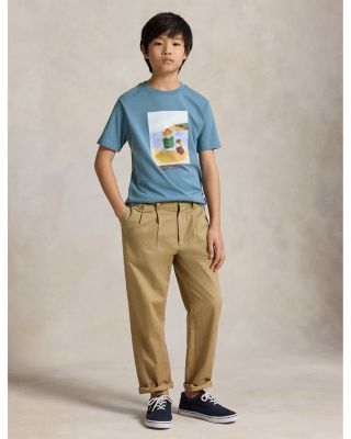 Boys' Polo Bear Cotton Jersey Tee - Big Kid