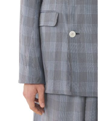 Double-Breasted Jacket In Viscose