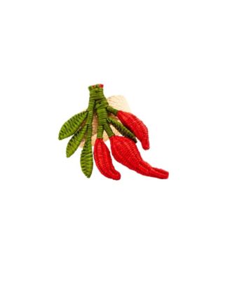  Red Chili Pepper Napkin Ring - Set of 4