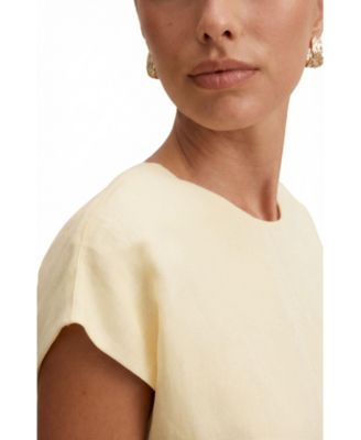  Women's Georgina Bubble Hem Top