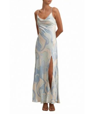 Women's Tyler Satin Cowl Slip Maxi