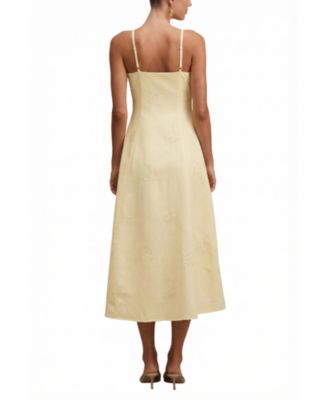 Women's Tiffany Embroidery Sequin Midi Dress