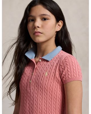 Girls' Mini Cable Sweater Dress - Big Kid