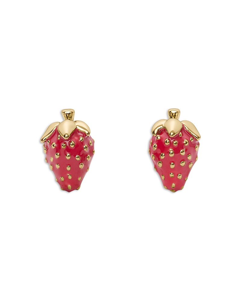 kate spade new york Secret Garden Strawberry Stud Earrings