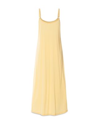 Juliet Pleated Long Spaghetti Gown