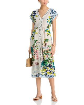 V Neck Dolman Effortless Dress