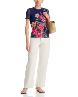 Eleanor Mesh Short Sleeve Tee