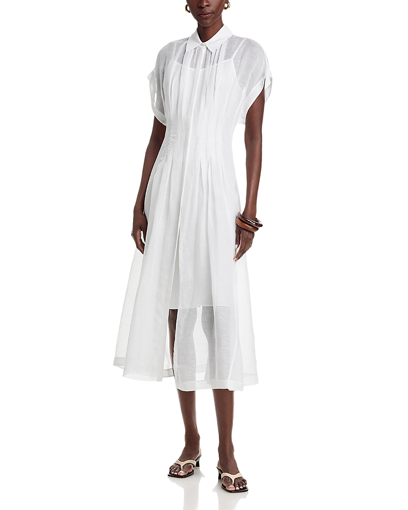 Hugo Boss Davinata Sheer Shirt Dress - Exclusive