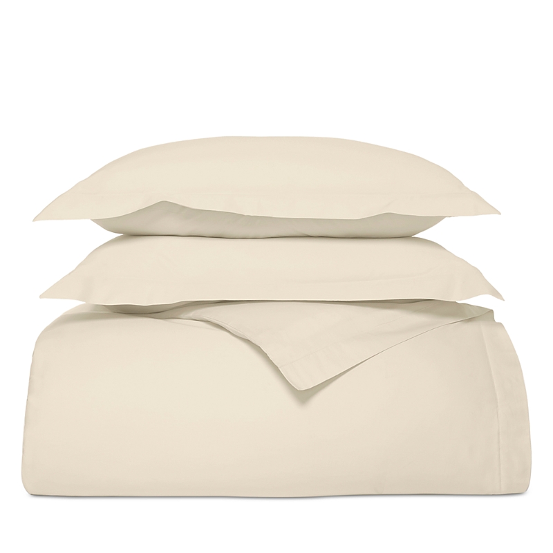 Boll & Branch Percale Hemmed Duvet Cover Set, King/Cal King