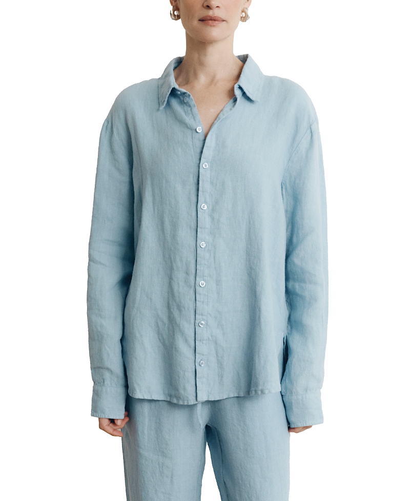 Vir Vita Cecile Oversized Linen Shirt