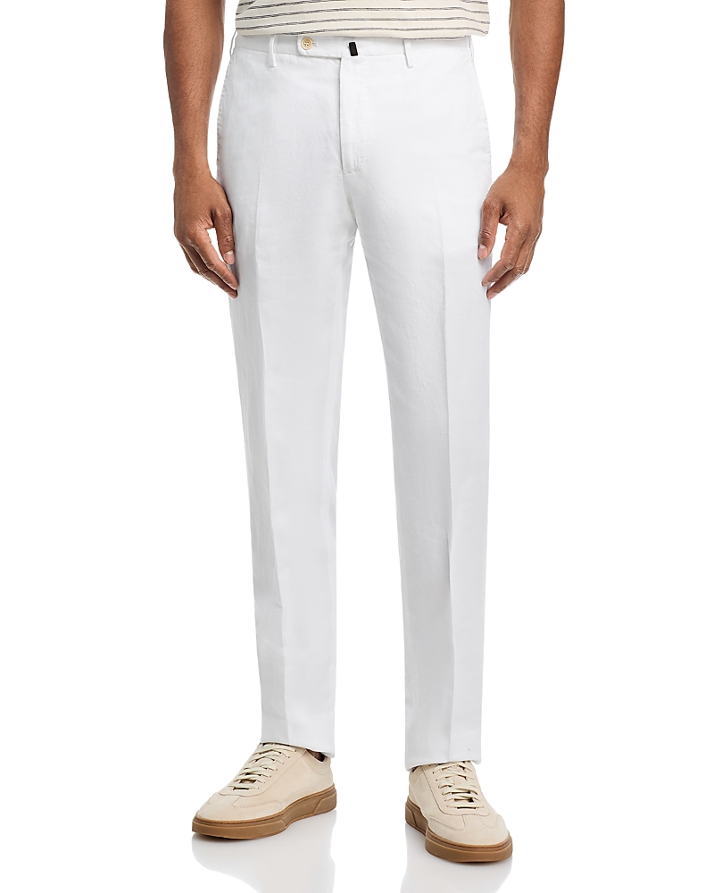 Slowear Incotex Regular Fit Linen & Cotton Garment-Dyed Chinolino Pants
