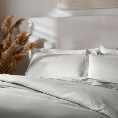 Percale Hemmed Duvet Set, Full/Queen