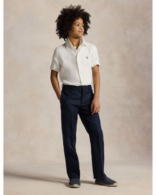Boys' Linen Short Sleeve Shirt - Big Kid