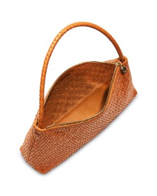 The Signature Woven Collection Large Leather Shoulder Bag