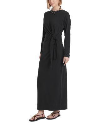 Side Tie Maxi Dress