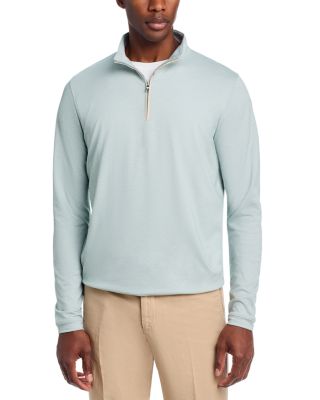 Albatross Pique Quarter Zip Sweater