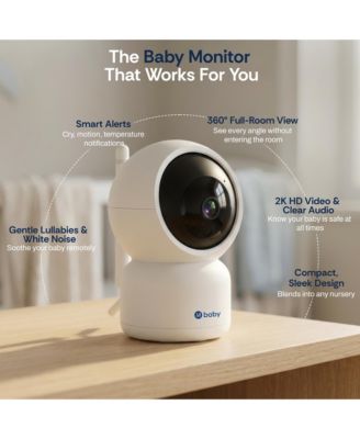 Luna 2K Wi-Fi Smart Baby Monitor with Night Vision