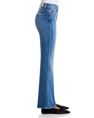 Petites High Rise Laurel Canyon Jeans in Monaco Mist