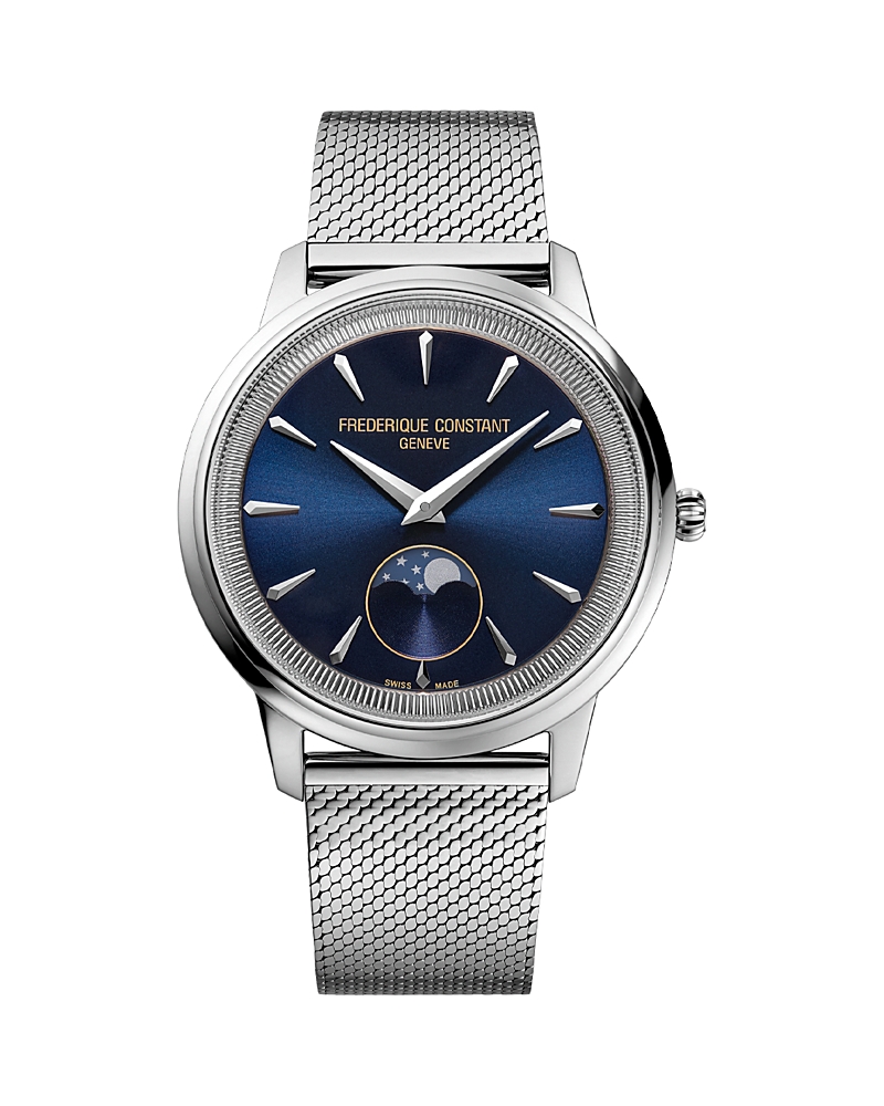 Frederique Constant Moneta Moonphase Watch, 37mm