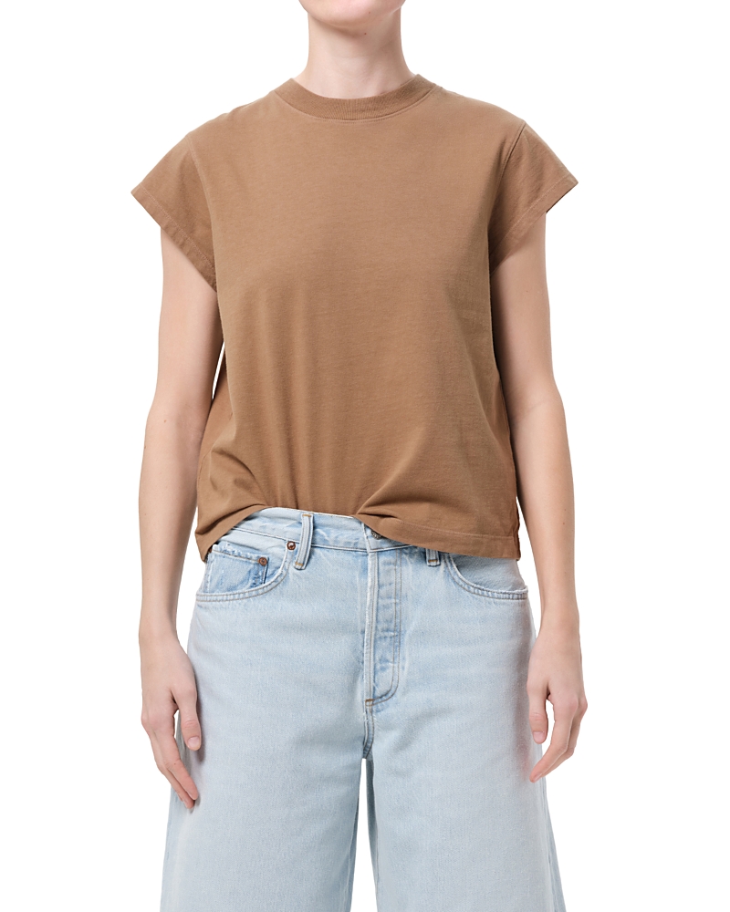 Agolde Bryce Cap Sleeve Tee