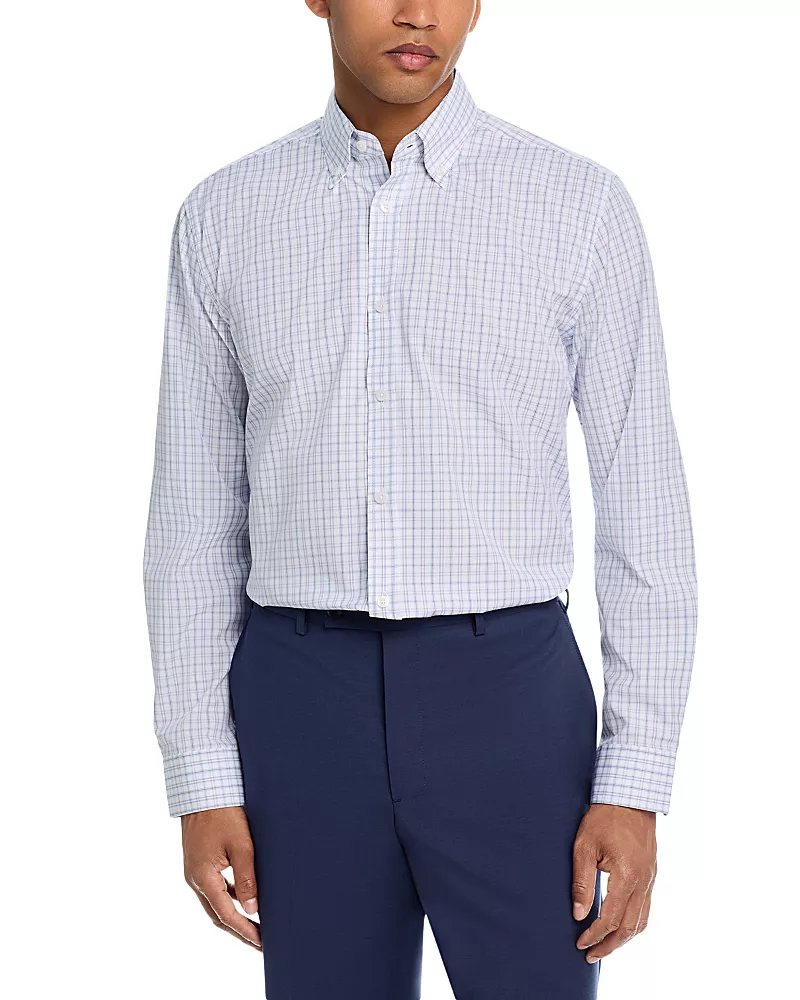 The Men's Store at Bloomingdale's Windowpane Button Down Shirt - Exclusive