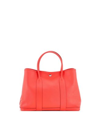 36 Garden Party Tote Leather