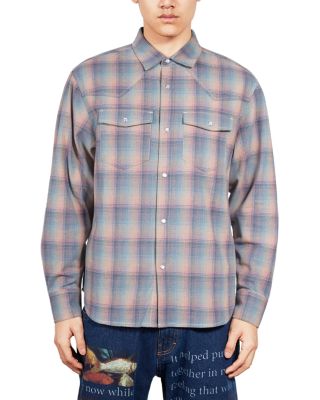 Sender Relaxed Fit Plaid Shirt