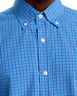 Seersucker Plaid Button Down Shirt - Exclusive