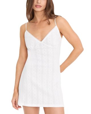 The Pointelle Mini Dress