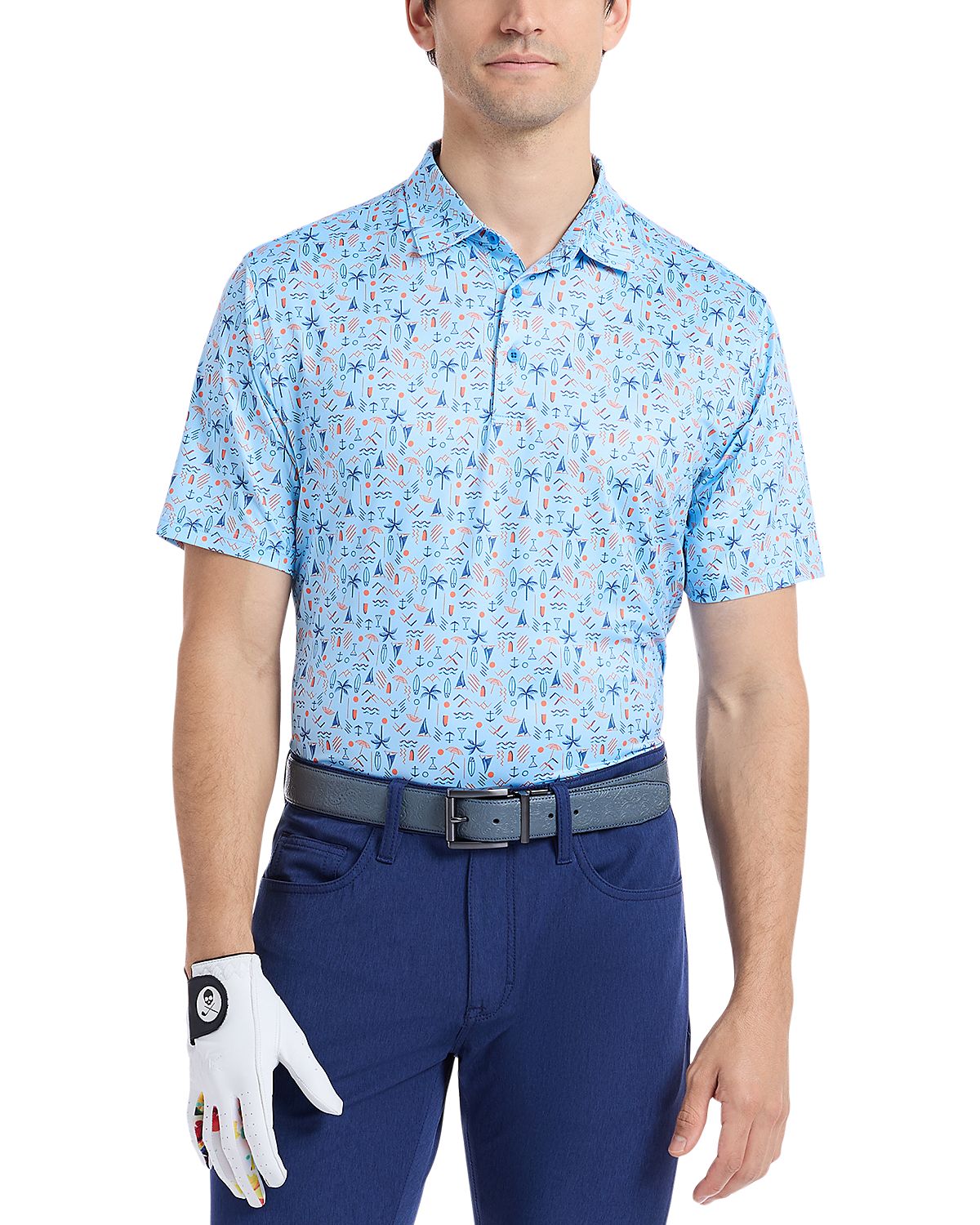Robert Graham Coastal Vibes Knit Polo Shirt