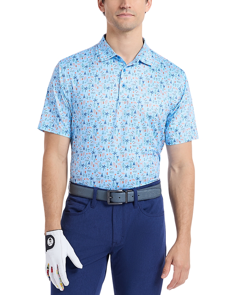 Robert Graham Coastal Vibes Knit Polo Shirt