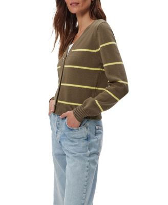 Tracey Buttondown Crop Cardigan Sweater