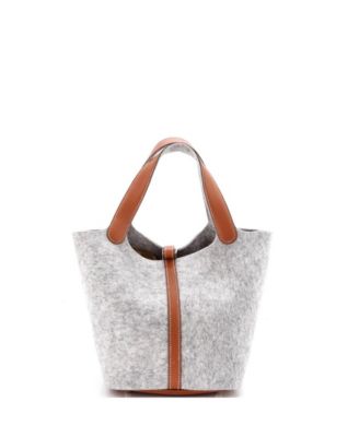 MM Picotin Lock Bag Felt with Leather