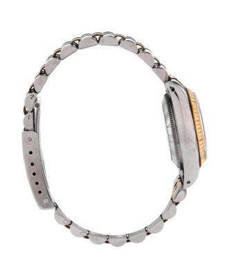  Oyster Perpetual Datejust Automatic Watch in Stainless Steel and Gold with Diamond Markers 26mm