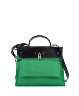 31 Herbag Zip Leather and Toile